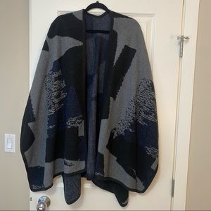 Handmade Reversible Blanket Shawl